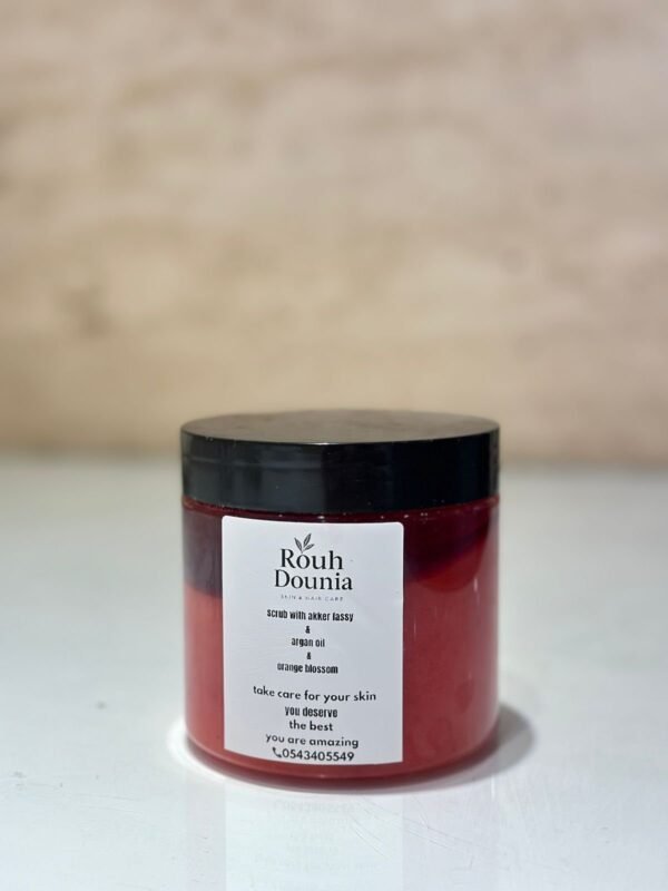 Scrub with Akkar Fassi & Argan & Orange Blossom