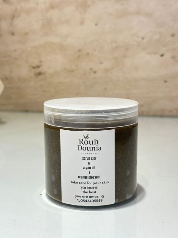 Scrub sidr & argan oil & orange blossom