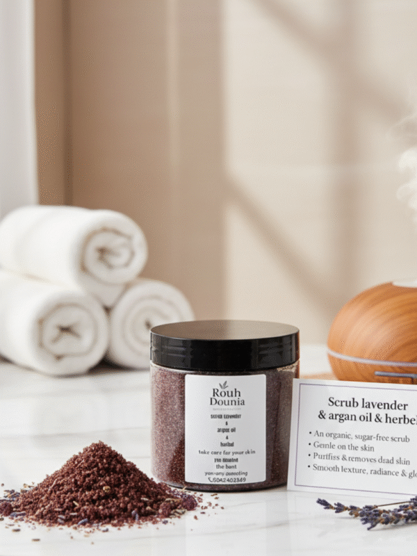Scrub lavender & argan oil & herbel