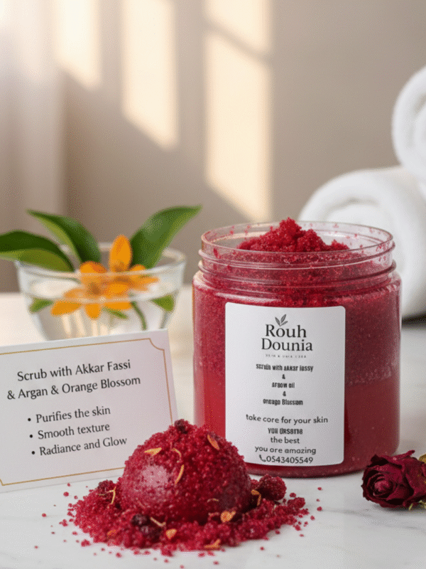 Scrub with Akkar Fassi & Argan & Orange Blossom