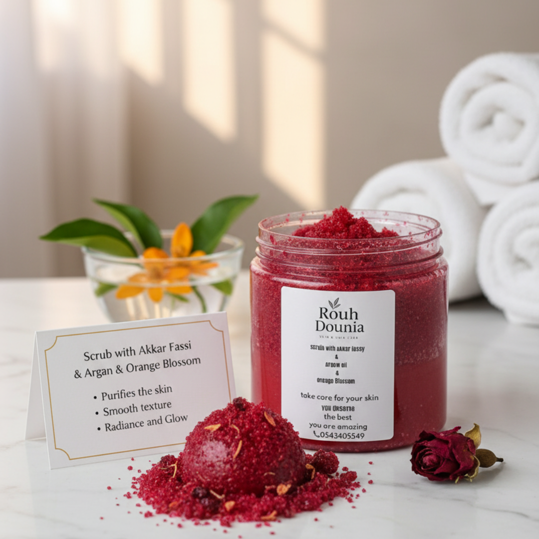 Scrub with Akkar Fassi & Argan & Orange Blossom - Image 2